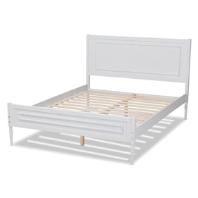 Baxton Studio Daniella White Wood Full Platform Bed