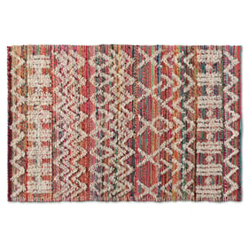 Baxton Studio Graydon Ivory Fabric Handwoven Area Rug