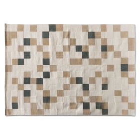 Baxton Studio Barbon Ivory Grey Handwoven Indoor and Outdoor Area Rug