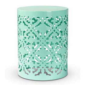 Baxton Studio Jamila Aqua Outdoor Side Table