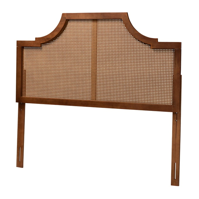 Baxton Studio Risha Walnut Brown King Headboard The Classy Home