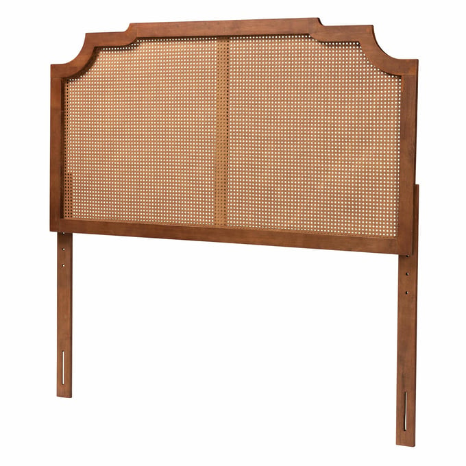 Baxton Studio Fortuna Ash Walnut King Headboard BAX-MG9777-1-ASHWALRTN-HB-KING