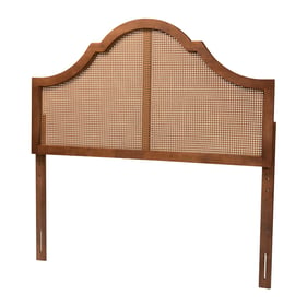 Baxton Studio Camila Ash Walnut King Headboard