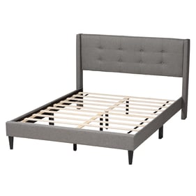 Baxton Studio Casol Grey Fabric Full Platform Bed