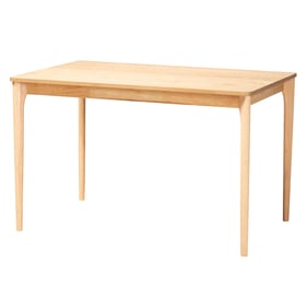 Baxton Studio Sherwin Natural Oak Wood Dining Table