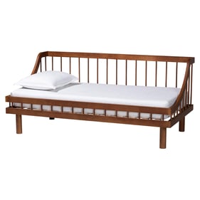 Baxton Studio Helio Walnut Brown Twin Daybed