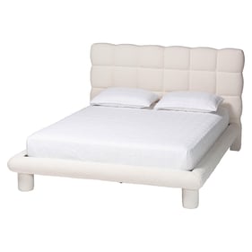 Baxton Studio Ralayna Ivory Queen Bed