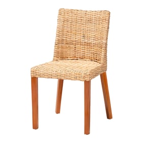 Baxton Studio Rowen Light Honey Dining Chair