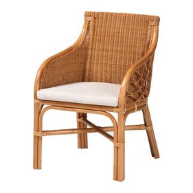 Baxton Studio Carolyn Light Honey Dining Chair