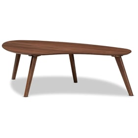 Baxton Studio Scarlette Modern Walnut Wood Coffee Table