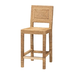 Baxton Studio Anfield Natural Counter Stool