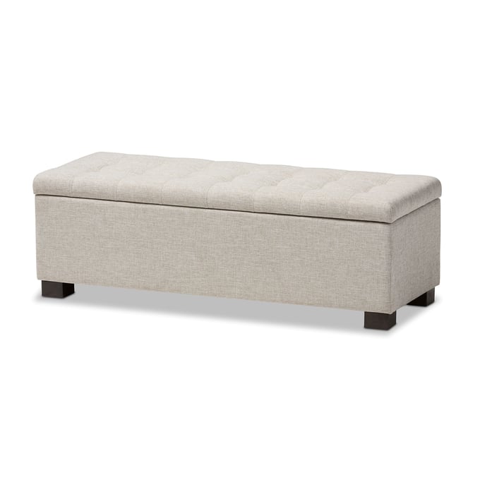 Baxton Studio Roanoke Beige Fabric Upholstered Storage Ottoman Bench BAX-BBT3101-OTTO-BEIGE-H1217-3