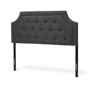 Baxton Studio Mars Dark Grey Fabric King Headboard