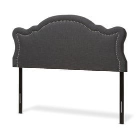 Baxton Studio Avery Dark Grey Fabric Queen Headboard