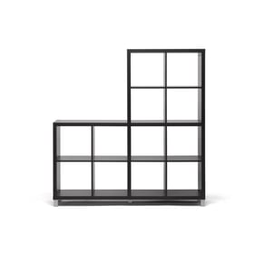 Baxton Studio Sunna Modern Dark Brown Cube Shelving Unit