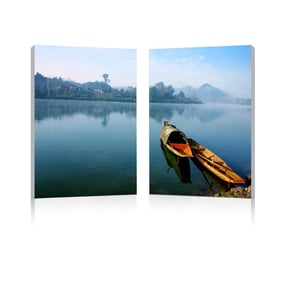 Baxton Studio Traditional Travel Mounted Photography Print Diptych