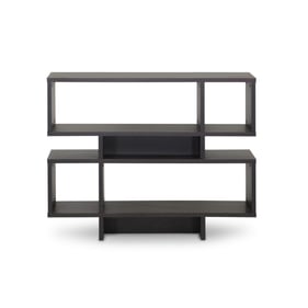 Baxton Studio Cassidy Dark Brown 4 Level Bookshelf