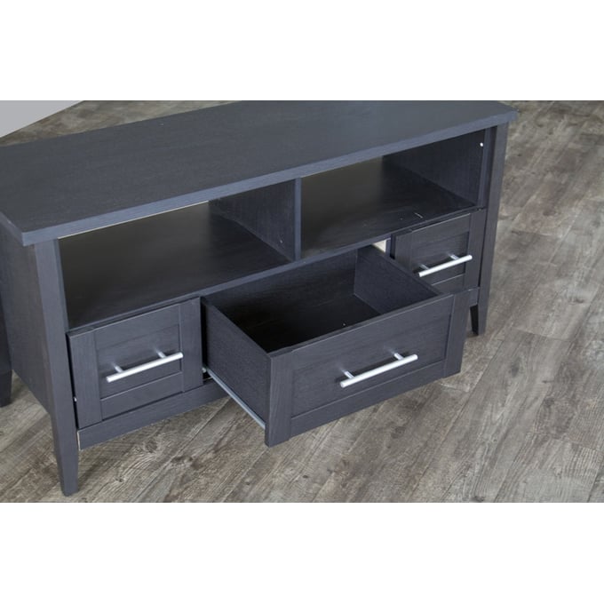 Baxton Studio Dark Brown Wood 3 Drawers TV Stand The Classy Home