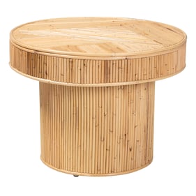 Baxton Studio Iryna Light Honey End Table