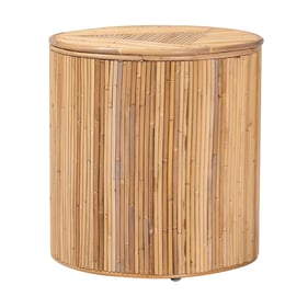 Baxton Studio Milagra Light Honey End Table