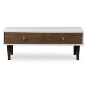 Baxton Studio Gemini White Wood Coffee Table