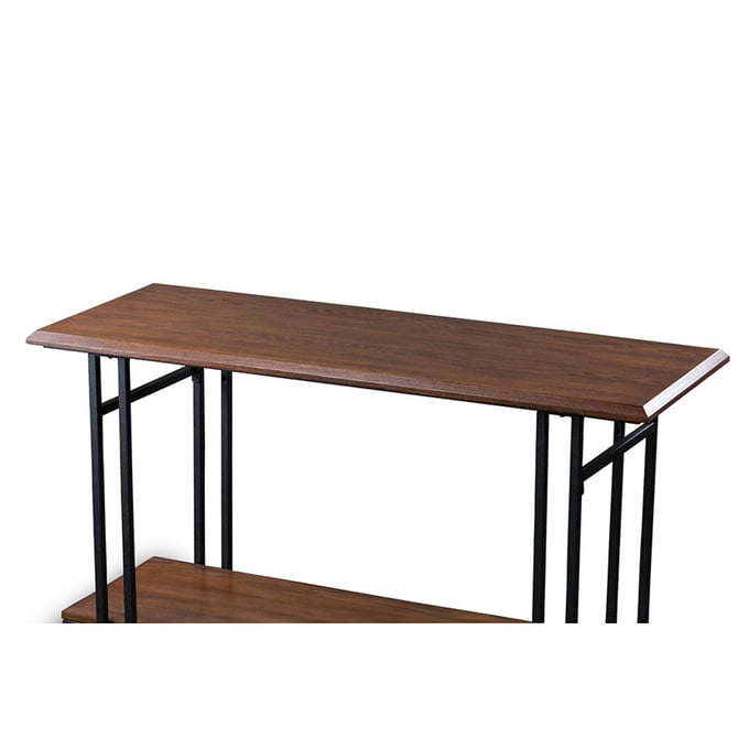 Baxton Studio Newcastle Brown Wood Rectangle Console Table The