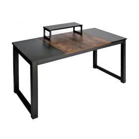 Better Home Products Emma Brown Computer Desk with Splice Board