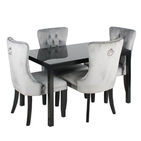 Better Home Products Lisa Gray 5pc Dining Set