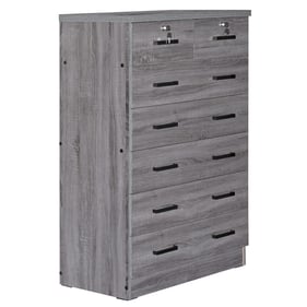 Better Home Products Cindy Gray 7 Drawers Chest