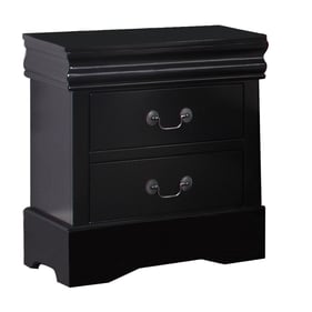 Bella Esprit Louis Philippe Black Night Stand