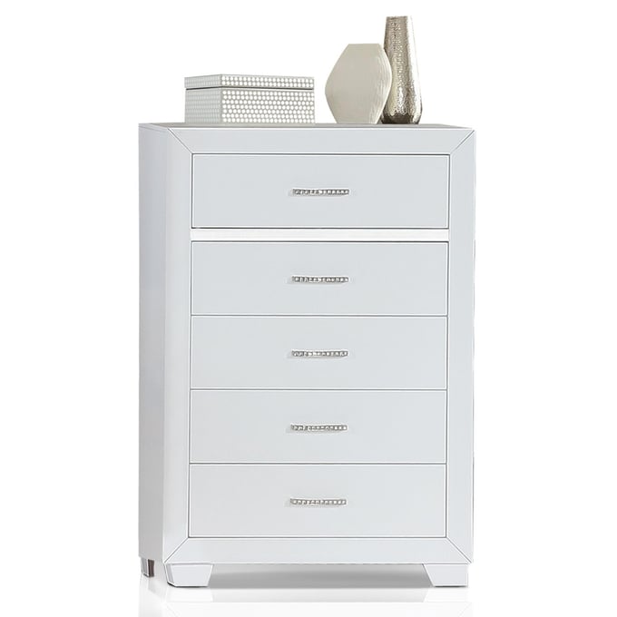 Bella Esprit Denali White Wood Drawer Chest BLSP-52556-CH