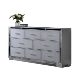 Bella Esprit Celina Silver Wood Drawer Dresser