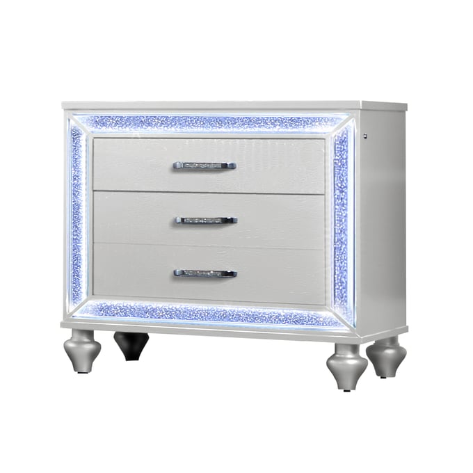 Bella Esprit Reve Belle White Led Lights Nightstand BLSP-52645-NS