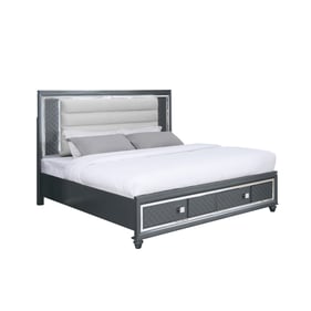 Bella Esprit Valmont Grey King Storage Bed