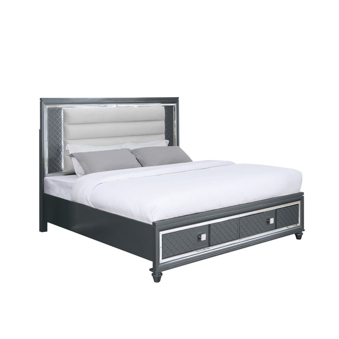 Bella Esprit Valmont Grey Queen Storage Bed BLSP-52673-Q