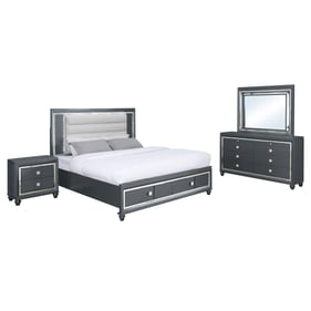 Bella Esprit Valmont Grey 4pc Queen Bedroom Set