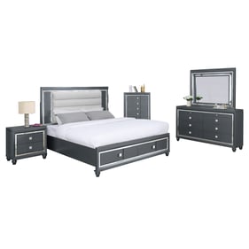 Bella Esprit Valmont Grey 5pc Queen Bedroom Set