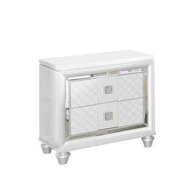 Bella Esprit Valmont White Nightstand