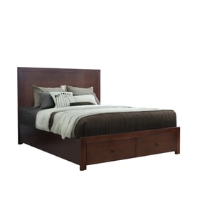 Bella Esprit Rowan Walnut Queen Storage Bed