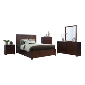 Bella Esprit Rowan Walnut 5pc Queen Bedroom Set