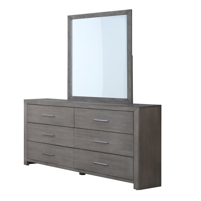 Bella Esprit Rowan Grey Dresser and Mirror BLSP-52705-DRMR