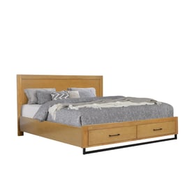 Bella Esprit Clara Light Oak King Storage Bed