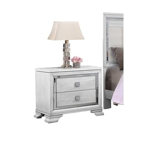 Bella Esprit Valmont White Nightstand