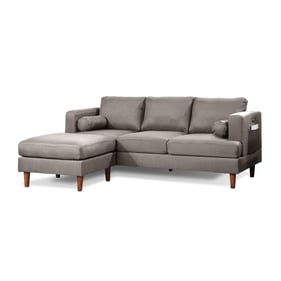 Bella Esprit Nico Stone Grey Reversible Chaise Sectional