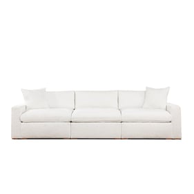 Bella Esprit Eden Ivory 3pc Modular Sofa