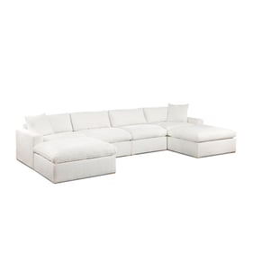 Bella Esprit Eden Ivory 6pc Modular Sectional