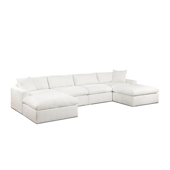 Bella Esprit Eden Ivory 6pc Modular Sectional BLSP-8137821-6PC