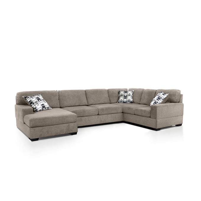 Bella Esprit Olympia Beige Reversible U Shaped Sectional with Chaise BLSP-8142212-ABC