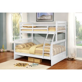 Bella Esprit Paloma White Twin Over Full Bunk Bed