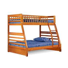 Bella Esprit Dakota Oak Twin Over Full Bunk Bed